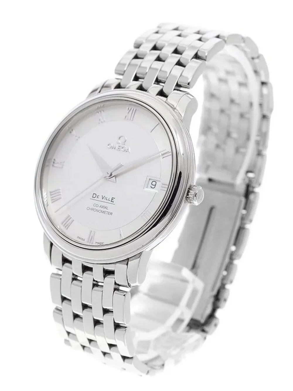 OMEGA De Ville Prestige 4574.31 Coaxial Silver Dial Automatic Men's Watch_971051